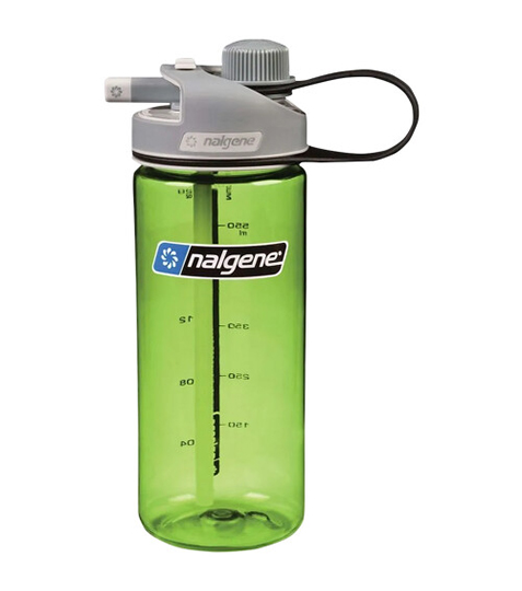 láhev Nalgene MultiDrink Sustain green w/gray cap