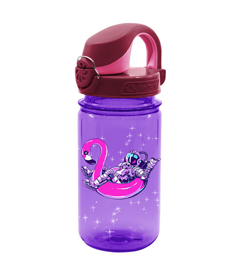 láhev Nalgene OTF Kids purple astronaut