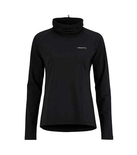 mikina W Craft Gain Thermal Funnelneck black > L