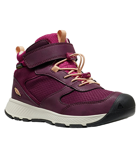 boty dětské Keen Skua Mid WP fig / peach fuzz > EU 30 / UK 11