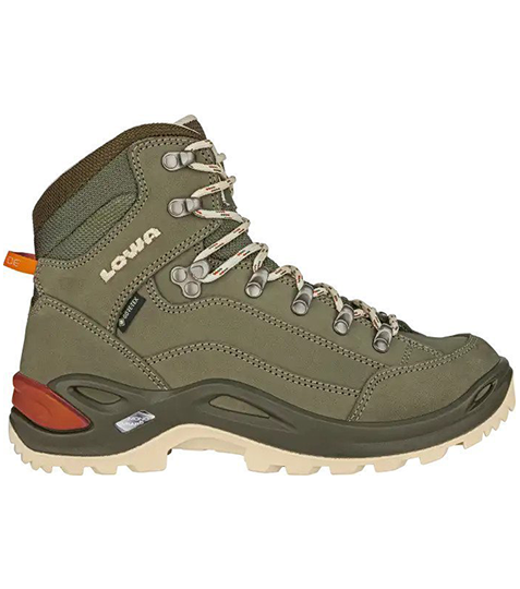 Obuv Lowa Renegade Mid GTX Women grey green / panna > EU 40 / UK 6,5