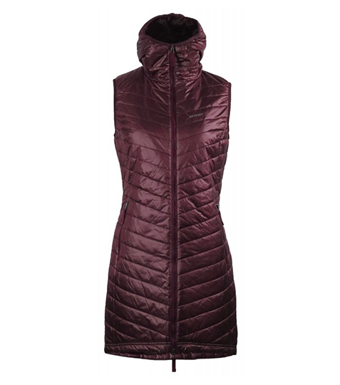 šatová vesta Skhoop The Debbie ruby red > XXL