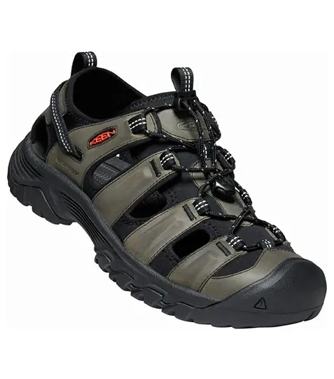 sandály Keen Targhee III grey / black > EU 47 / UK 12