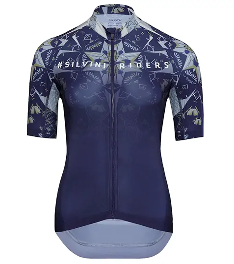 dámský cyklo dres Silvini WD2210 Mottolina navy > L