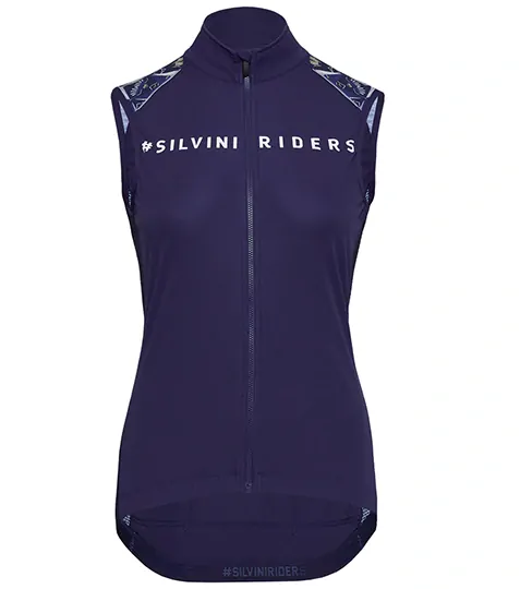 dámská cyklo vesta Silvini WJ2273 Trela navy > M