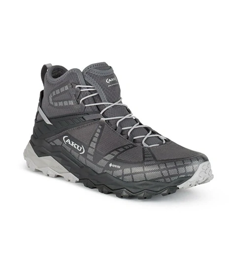boty Aku Flyrock Mid GTX black / silver > EU 42,5 / UK 8,5