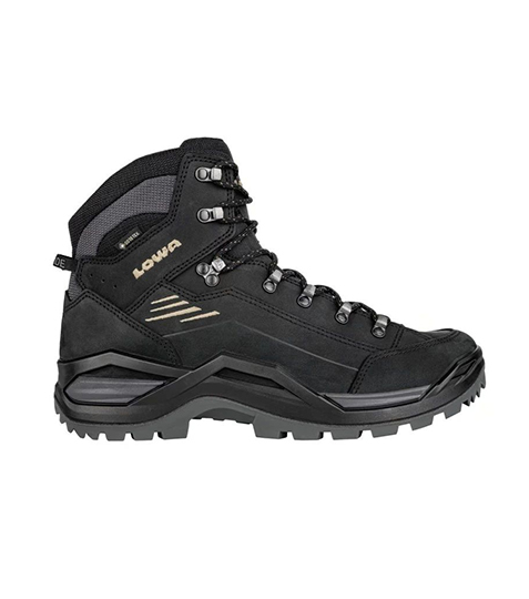 boty Lowa Renegade Evo GTX Mid black / dune > EU 41 / UK 7