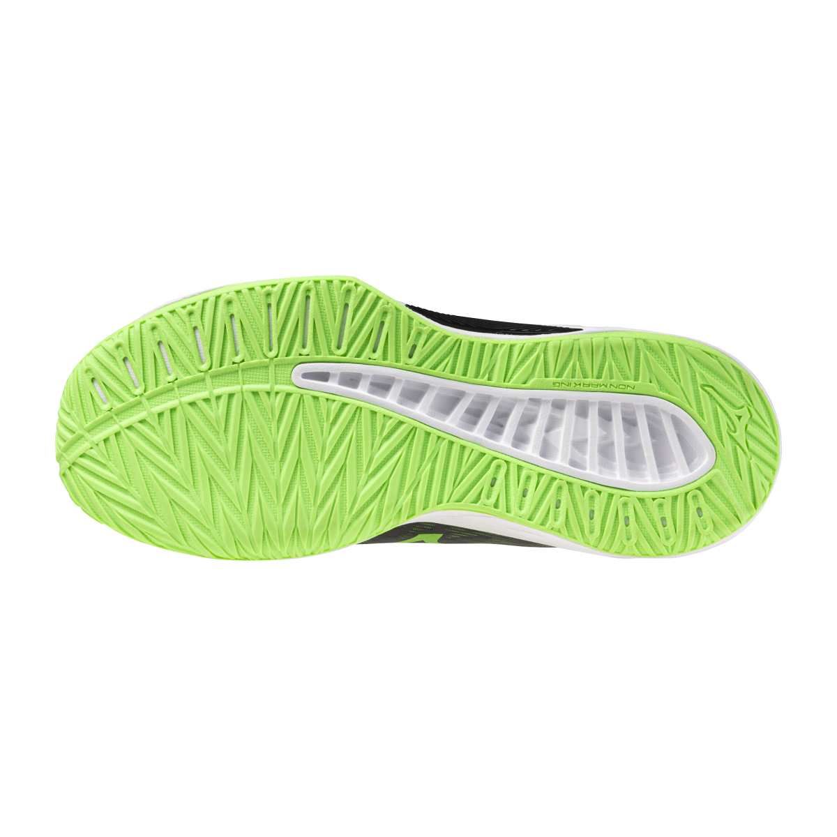 boty Mizuno Lightning Star Jr. black / jade lime / mandarin orange > EU 34,5 / UK 2,5