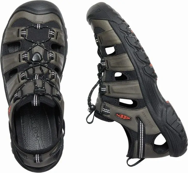 sandály Keen Targhee III grey / black > EU 47,5 / UK 13
