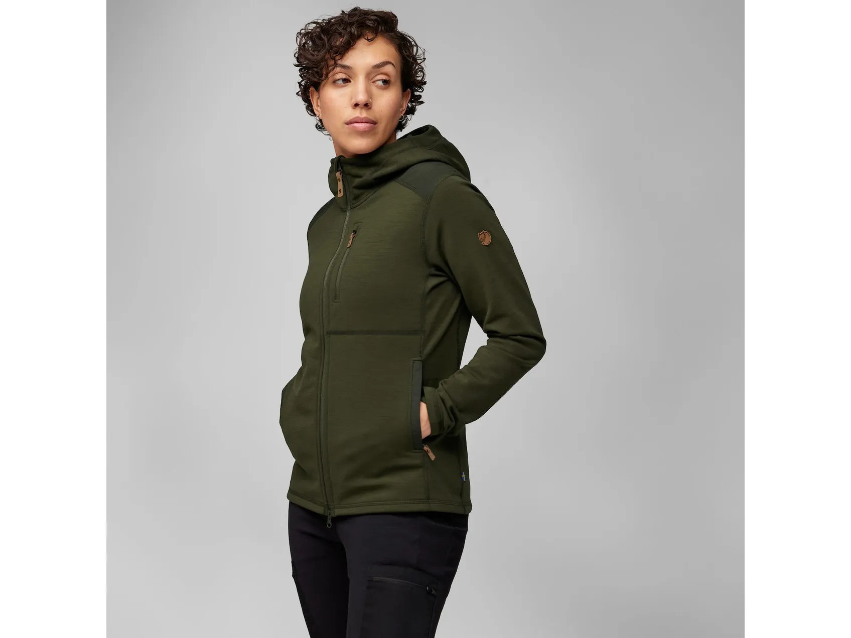 mikina W Fjällräven Keb Fleece Hoodie 410 / Mesa Purple > L