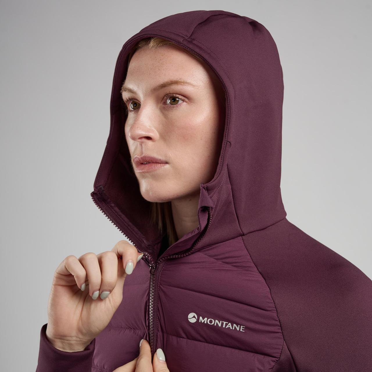 bunda W Montane Composite Hoodie mulberry > 40
